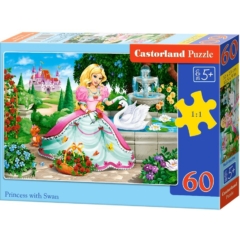 Castorland 60 db-os puzzle - Hercegnő hattyúval (B-066056)