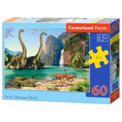 Castorland 60 db-os puzzle - A dinoszauruszok világában (B-06922)