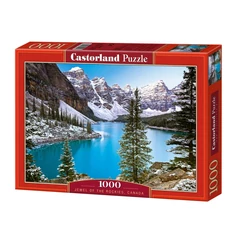 Castorland 1000 db-os puzzle - A Sziklás-hegység ékszere, Kanada (C-102372)