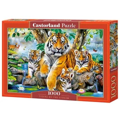 Castorland 1000 db-os puzzle - Tigrisek a forrásnál (C-104413)