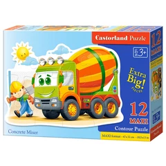 Castorland 12 db-os MAXI puzzle - Betonkeverő (B-120086)