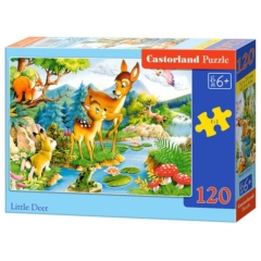 Castorland 120 db-os puzzle - Kis őzike (B-12725)