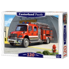 Castorland 120 db-os puzzle - Tűzoltóautó (B-12831)