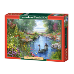 Castorland 1500 db-os puzzle - Fekete hattyúk - Andres Orpinas (C-151042)