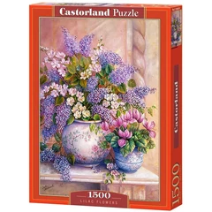 Castorland 1500 db-os puzzle - Lila virágok (C-151653)