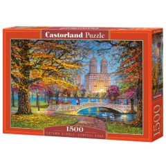 Castorland 1500 db-os puzzle - Őszi séta a Central Parkban (C-151844)