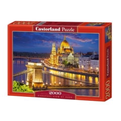 Castorland 2000 db-os puzzle - Budapesti látkép alkonyatkor (C-200405)