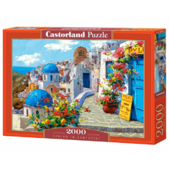 Castorland 2000 db-os puzzle - Tavasz Santoriniben (C-200603)