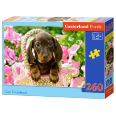 Castorland 260 db-os puzzle - Cuki tacskó (B-27514)