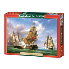 Castorland 3000 db-os puzzle - Tengeri csata, Pierre J. Gilbert (C-300037)