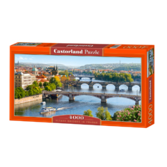 Castorland 4000 db-os puzzle - Vltava híd, Prága (C-400096)