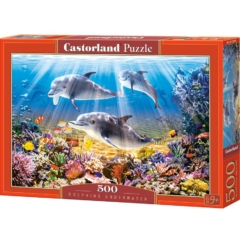 Castorland 500 db-os puzzle - Delfinek a víz alatt (B-52547)