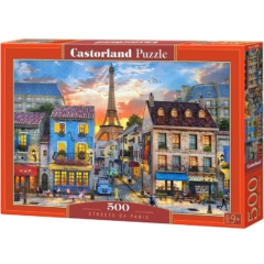Castorland 500 db-os puzzle - Párizs utcái (B-52684)