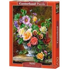 Castorland 500 db-os puzzle - Virágok vázában (B-52868)