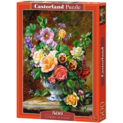 Castorland 500 db-os puzzle - Virágok vázában (B-52868)