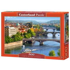 Castorland 500 db-os puzzle - Prága hídjai (B-53087)
