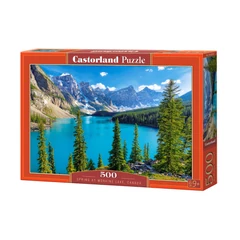 Castorland 500 db-os puzzle - Tavasz a Moraine tónál, Kanada (B-53810)