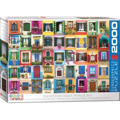 EuroGraphics 2000 db-os puzzle - Mediterranean Windows (8220-5634)