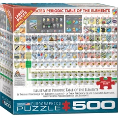 EuroGraphics 500 db-os puzzle - Illustrated Periodic Table of the Elements (8500-5355)