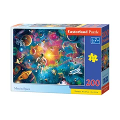Castorland 200 db-os puzzle - Ember az űrben (B-222261)