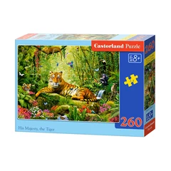 Castorland 260 db-os puzzle - Őfelsége a tigris (B-27569)