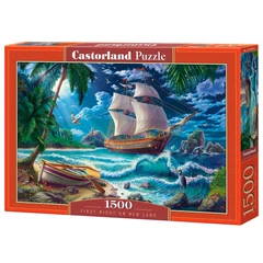 Castorland 1500 db-os puzzle - First Night on New Land (C-152070)