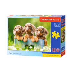Castorland 100 db-os puzzle - Aranyos tacskók (B-111213)