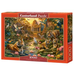 Castorland 1000 db-os puzzle - Tigrisek paradicsoma (C-105199)