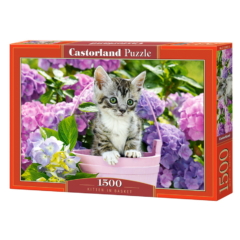 Castorland 1500 db-os puzzle - Cica a vödörben (C-152001)