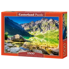 Castorland 1500 db-os puzzle - Sunrise at Morskie Oko, Lengyelország (C-152216)