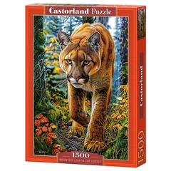Castorland 1500 db-os puzzle - Puma az erdőben (C-152261)