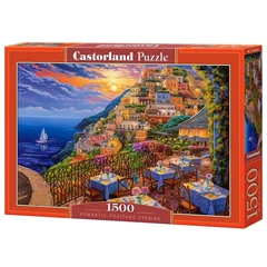 Castorland 1500 db-os puzzle - Romantikus naplemente Positanoban (C-152209)