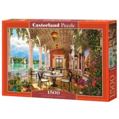 Castorland 1500 db-os puzzle - Tóparti kerthelység (C-152186)