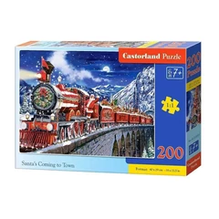 Castorland 200 db-os puzzle - Mikulás vonat (B-222254)
