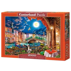 Castorland 2000 db-os puzzle - Romantikus éjszaka Velencében (C-200986)