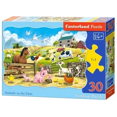 Castorland 30 db-os puzzle - Állatok a farmon (B-03815)