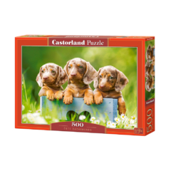 Castorland 500 db-os puzzle - Aranyos tacskók (B-53605)