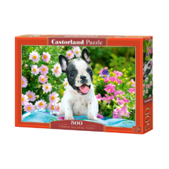 Castorland 500 db-os puzzle - Francia bulldog kiskutya (B-53650)