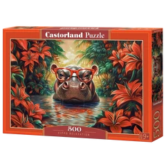 Castorland 500 db-os puzzle - Hippo Relaxation (B-54176)