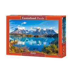 Castorland 500 db-os puzzle - Torres Del Paine, Patagónia, Chile (B-53698)
