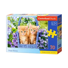 Castorland 70 db-os puzzle - Aranyos vörös kiscicák (B-070169)
