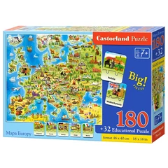 Castorland Oktató puzzle - Európa (E-227)