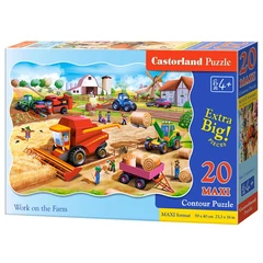 Castorland 20 db-os MAXI puzzle - Munka a farmon (C-02436)
