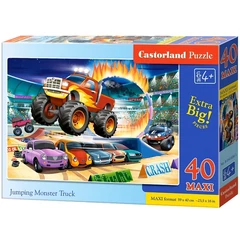 Castorland 40 db-os MAXI puzzle - Monster Truck a levegőben (B-040308)