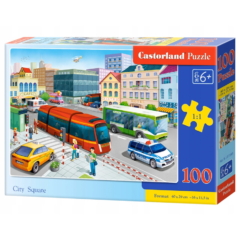 Castorland 100 db-os puzzle - A város főtere (B-111183)
