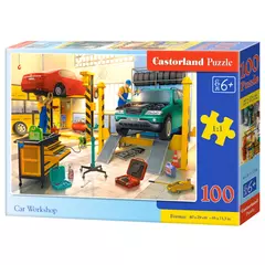 Castorland 100 db-os puzzle - Autószerelő műhely (B-111206)