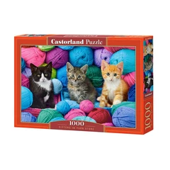 Castorland 1000 db-os puzzle - Cicák a fonalak között (C-104796)
