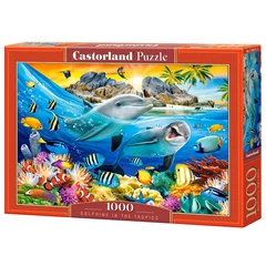 Castorland 1000 db-os puzzle - Delfinek a trópusokon (C-104611)
