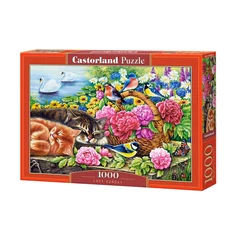 Castorland 1000 db-os puzzle - Pihenés a tóparton (C-104765)