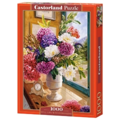Castorland 1000 db-os puzzle - Hortenzia csendélet (C-104444)